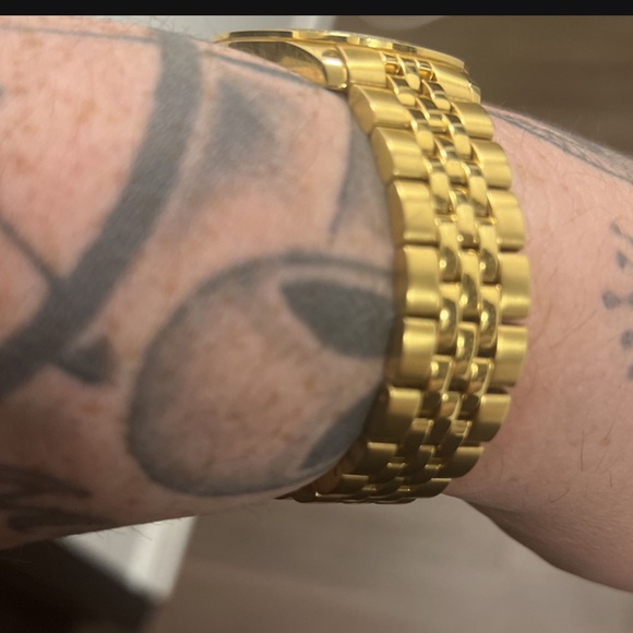 NEW Versace Gold Watch